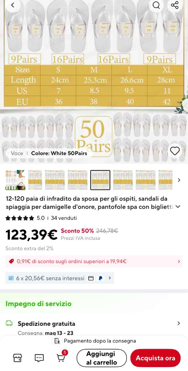 infradito per party - 1