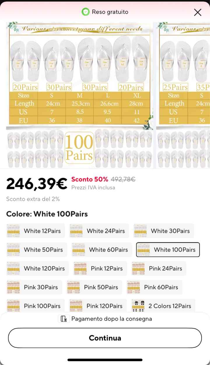 infradito per party - 2