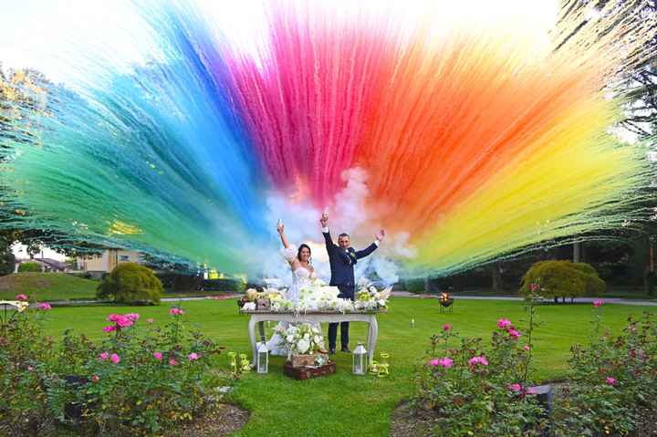 Fuochi d’artificio colorati - 1