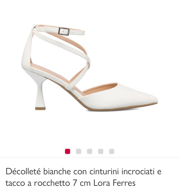 Scarpe Bianco avorio 1