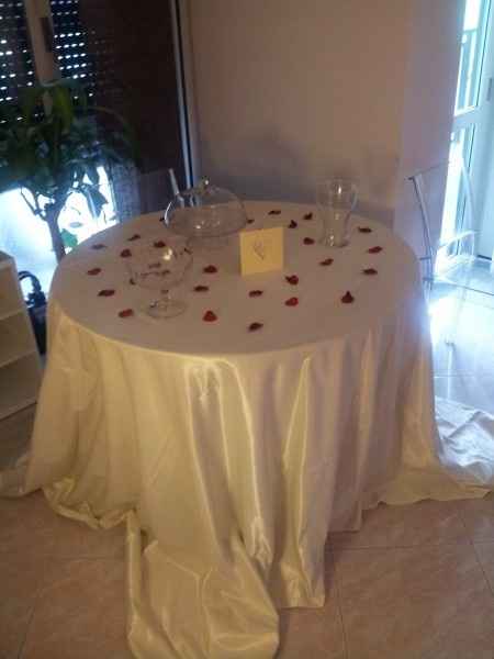 Tavolo confetti a casa in preparazione.... - 1