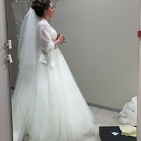 Abito completo di tutto....stola e velo