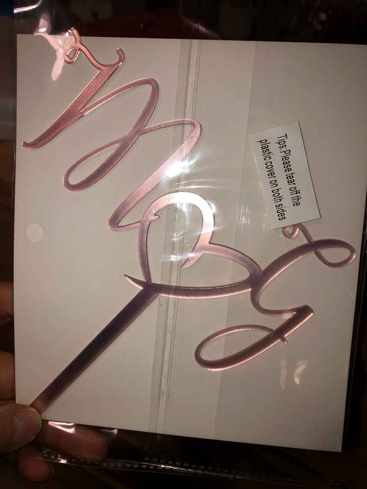 Cake topper e porta fazzoletti arrivati 😍 - 1