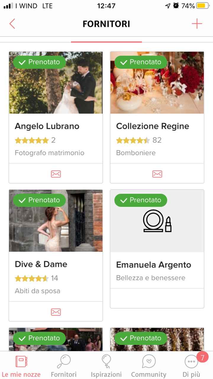 Condividi lo screenshot dei tuoi fornitori - 1