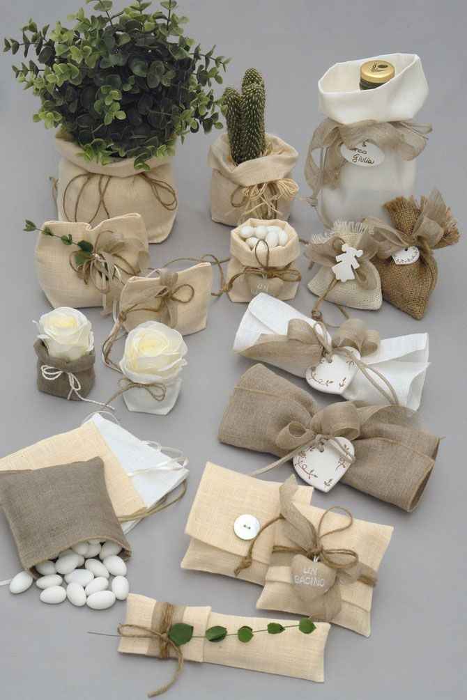 Idee di bomboniere e segnaposti