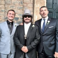 lo sposo e i testimoni