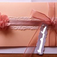 le mie partecipazioni rosa antico fai-da-te♥