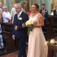 Ingresso in chiesa, nulla mi sono commossa a vedere tutti li per noi