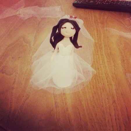 sposa fimo