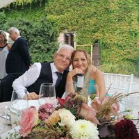 i miei genitori e il centrotavola