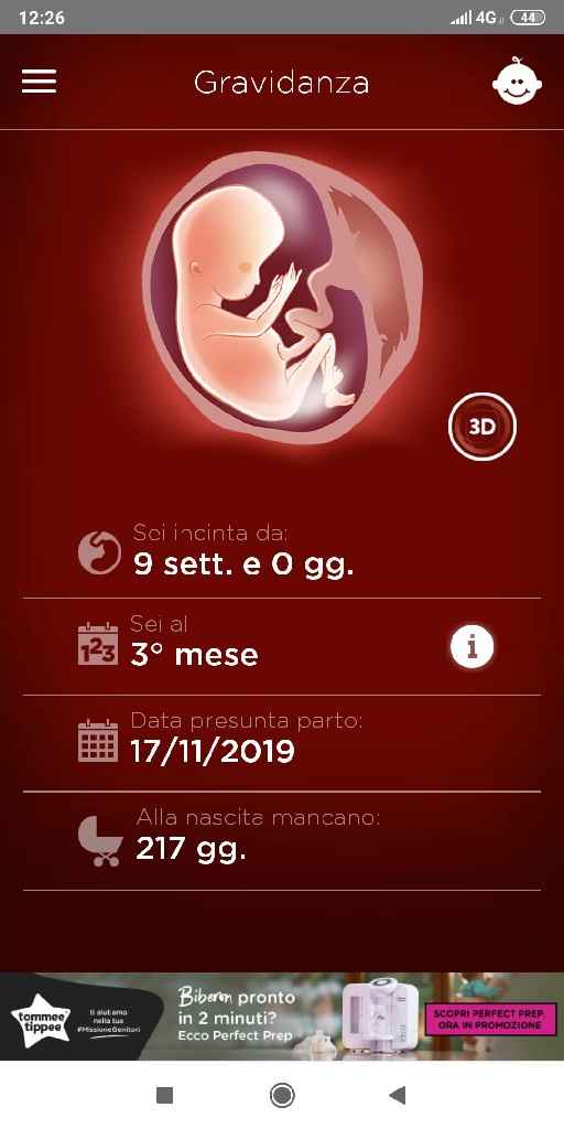 Benvenuto terzo mese 😍😍😍😍🤰🤰🤰chi come me?? - 1