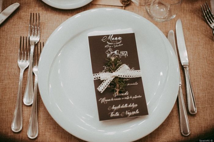 Scegli la presentazione del menù 3