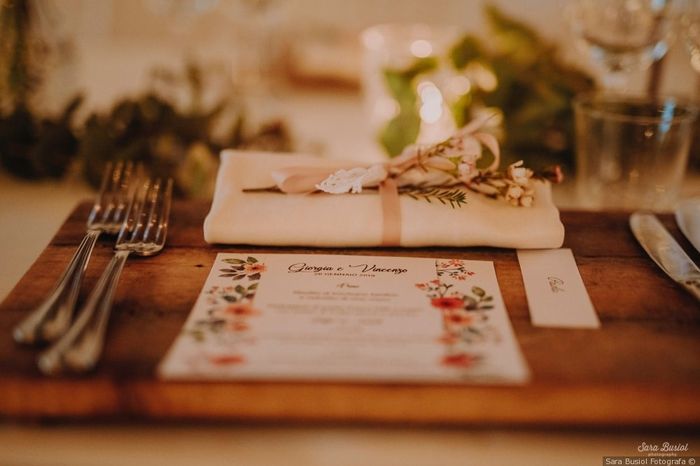 Scegli la presentazione del menù 2