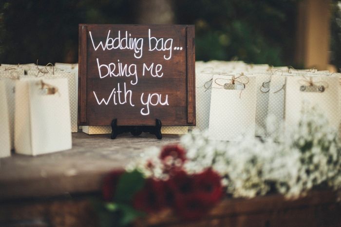 Quando darete la wedding bag? 1