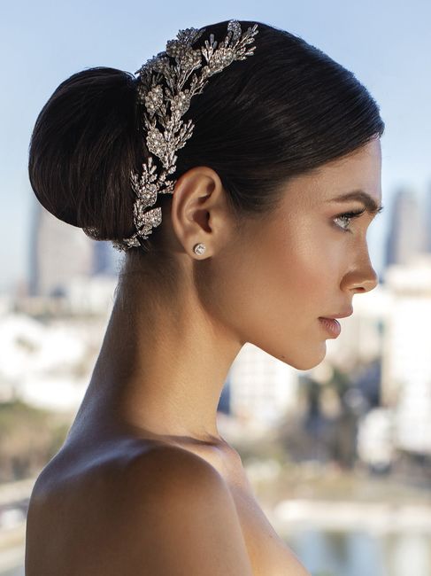 10 accessori très chic per l'acconciatura sposa con raccolto👰🏻 - 8