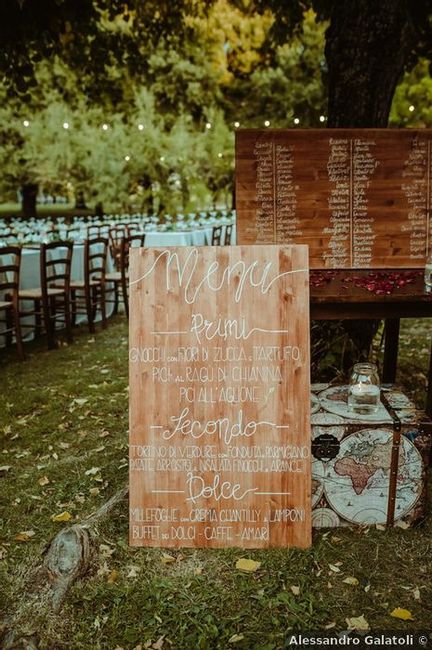 Come presenterete il menù? 3