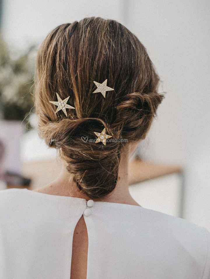 10 accessori très chic per l'acconciatura sposa con raccolto👰🏻 - 5