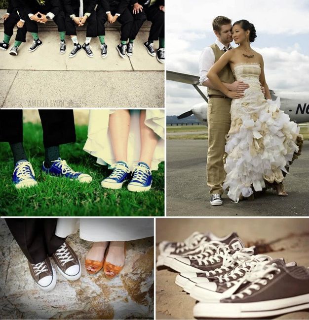 Matrimonio originale -> Converse wedding 