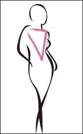 FISICO A "TRIANGOLO INVERTITO"