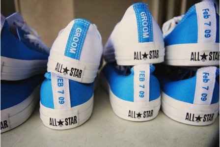 Matrimonio originale -> Converse wedding 
