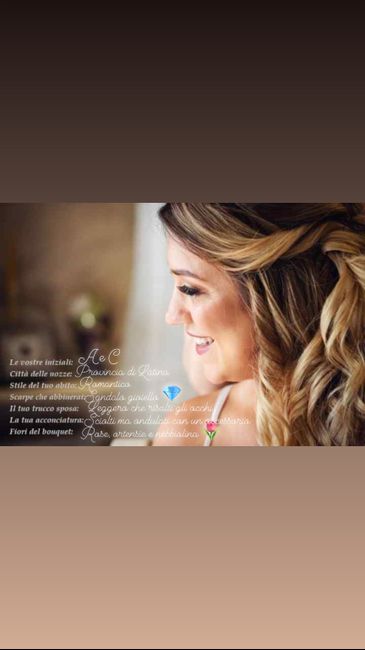 Condividi il tuo identikit sposa 3