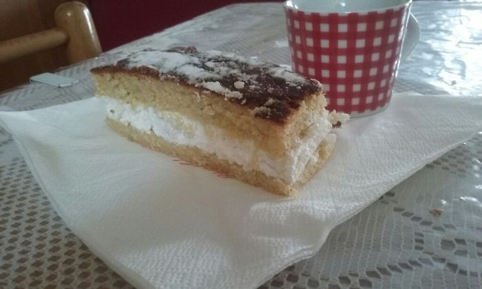 Stamattina ci voleva proprio la kinder fetta al latte  fatta da me - 1