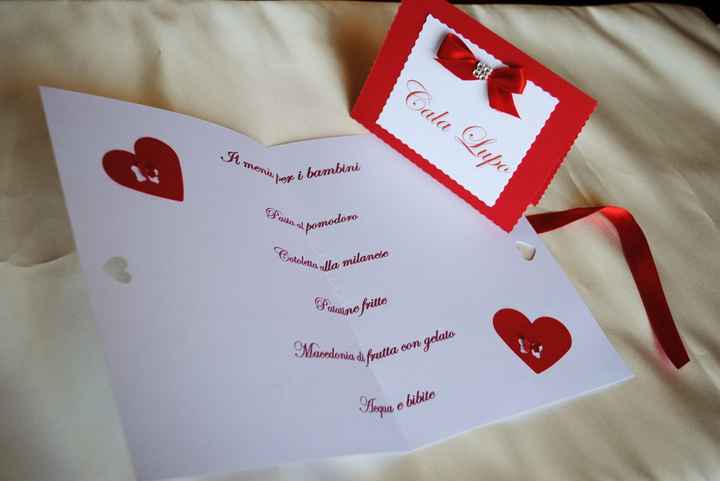 menù bambini