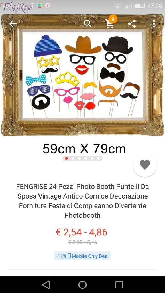 Consiglino😊🖒 Dove trovare cornici per photo booth? - 1