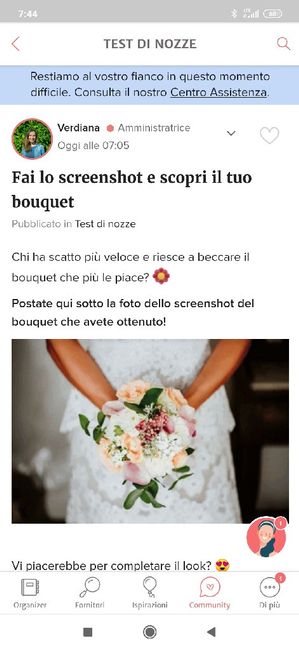 Fai lo screenshot e scopri il tuo bouquet 8