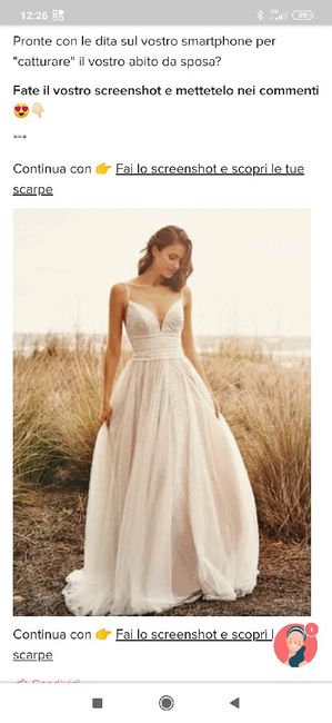 Fai lo screenshot e scopri il tuo abito da sposa 10