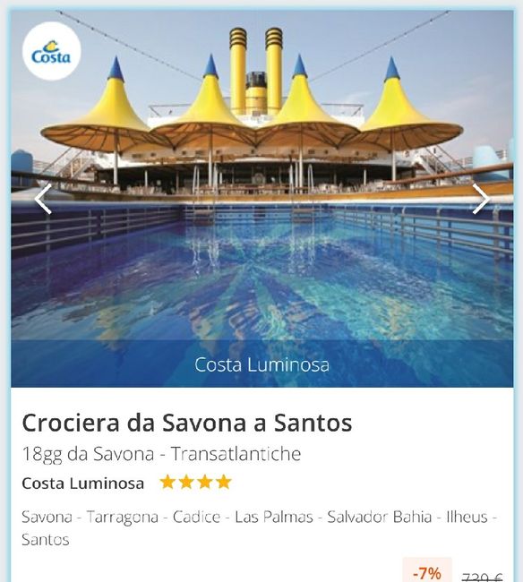 Viaggio di nozze in Crociera 3