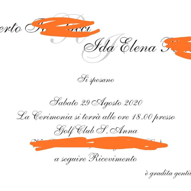 Frasi partecipazioni con cerimonia in location 1