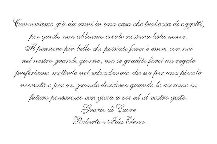 Indicazioni regalo 2