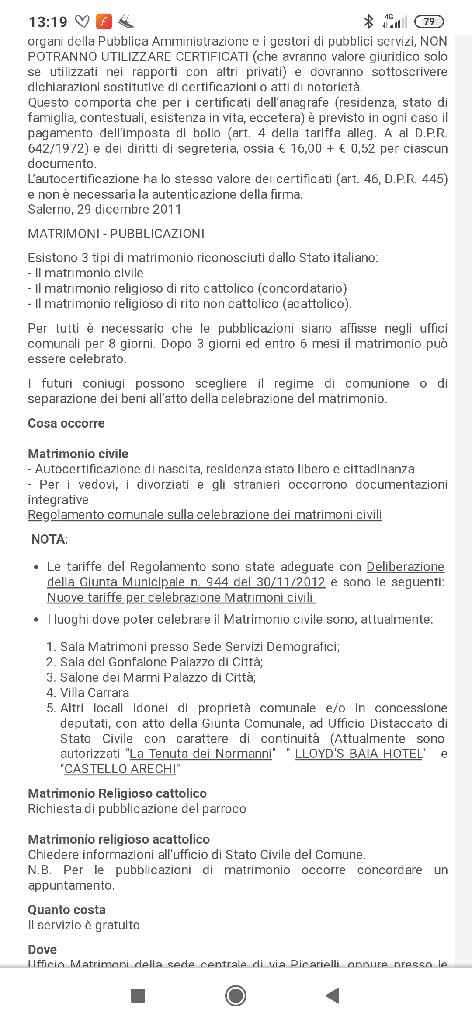 Rito civile in location Salerno e provincia - 1