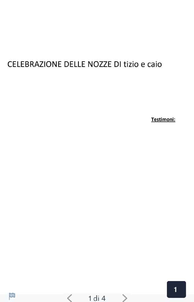 Libretto rito civile o religioso - 1