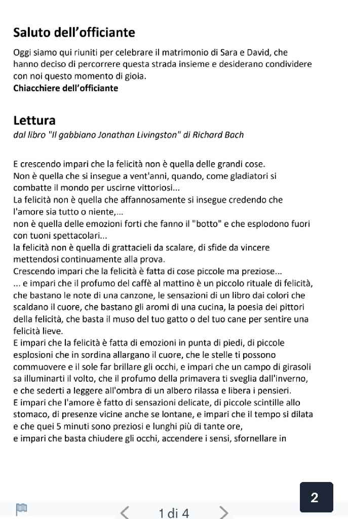Libretto rito civile o religioso - 2