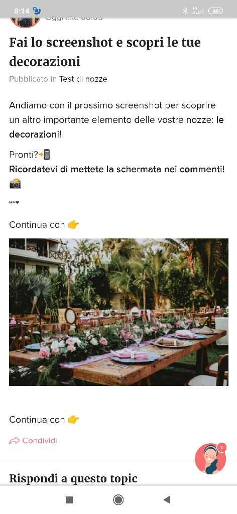 Fai lo screenshot e scopri le tue decorazioni - 1