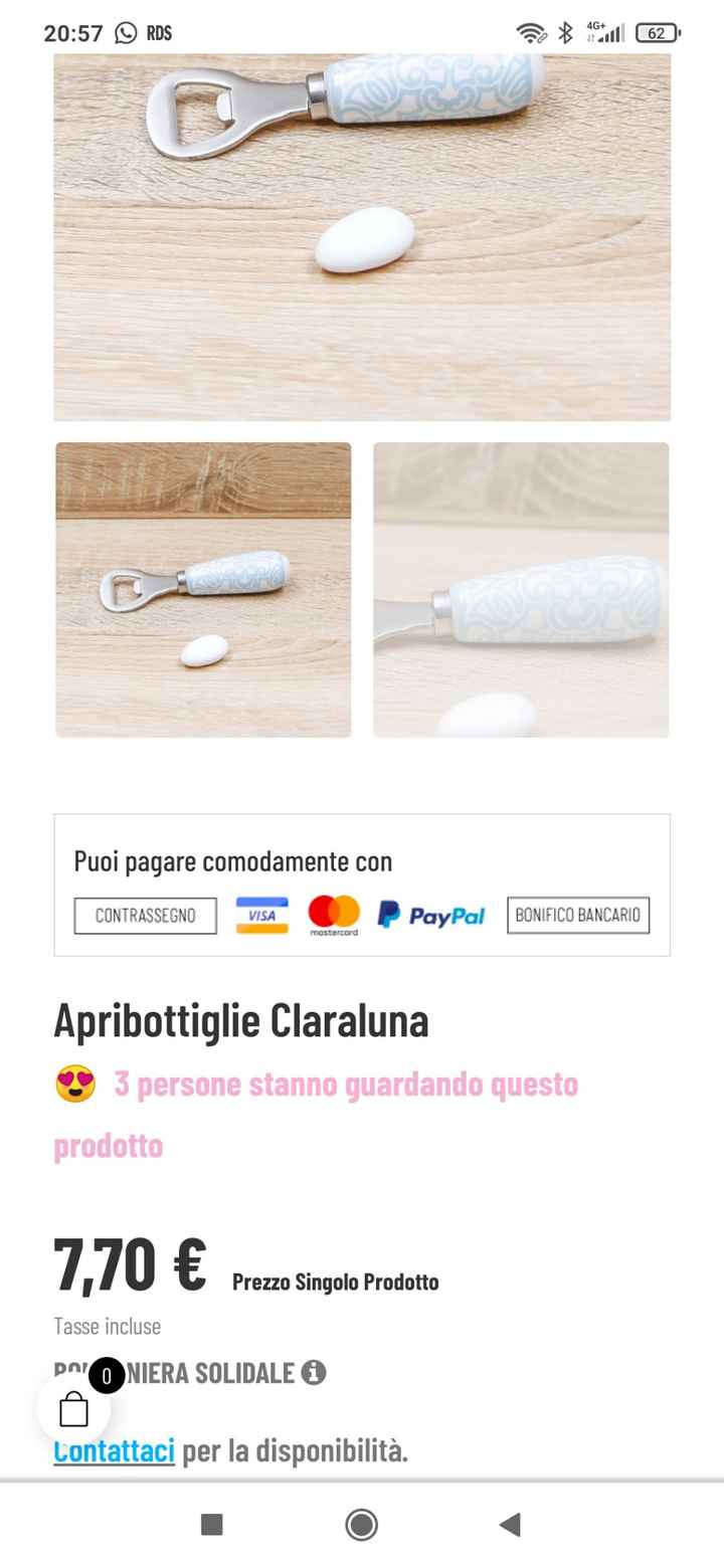 Bomboniere apribottiglie - 2