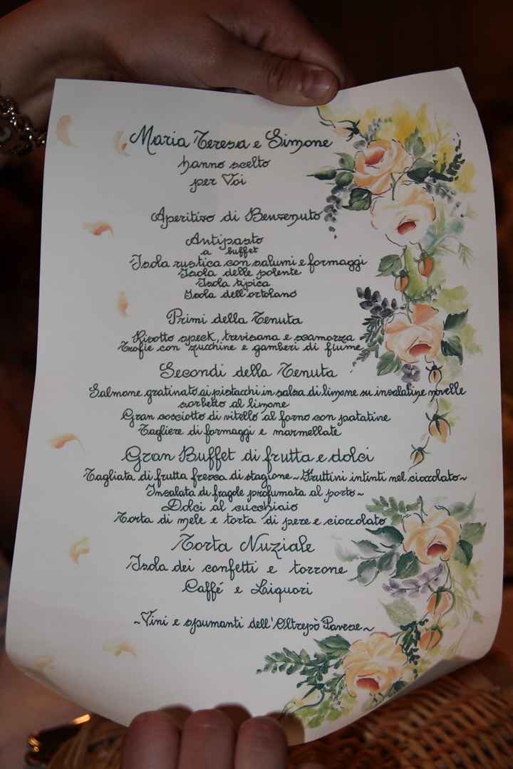 Menu cena