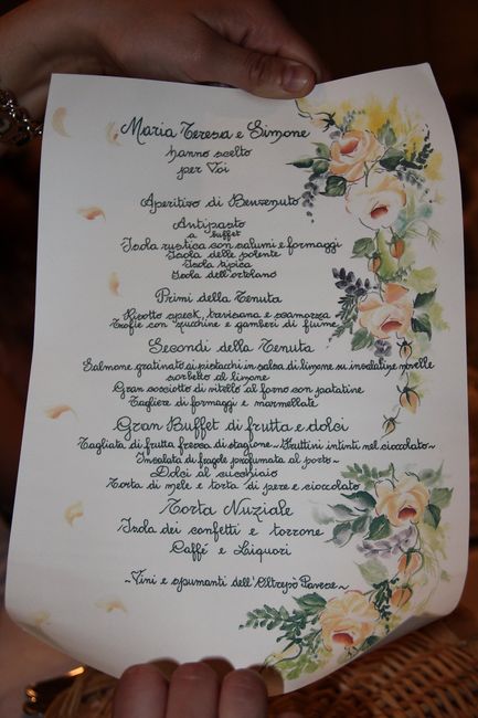 Menu cena