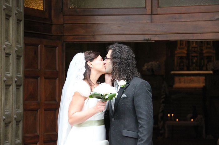 Primo bacio da sposati!