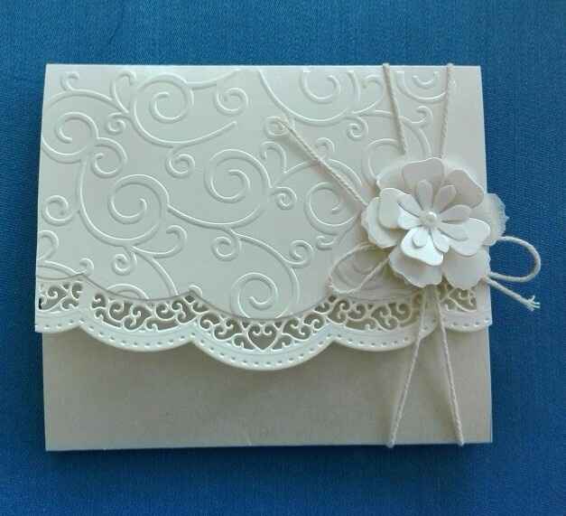 partecipazioni in carta perlata homemade