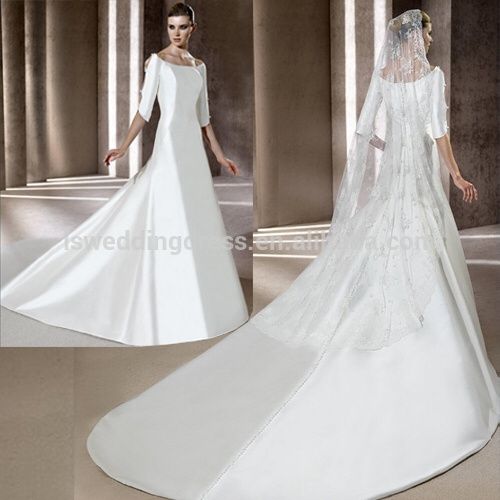 Abiti da sposa con strascico lungo - 18