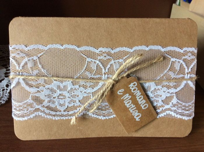 Partecipazioni con carta kraft - 1