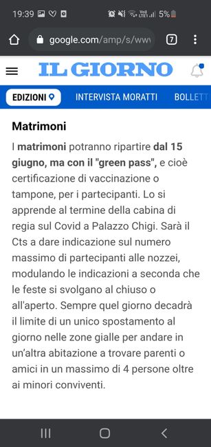 Ci sono news? 2