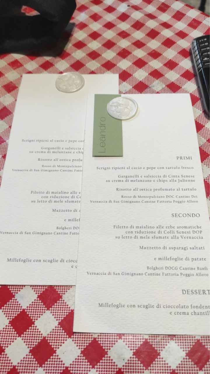 Menù - 1
