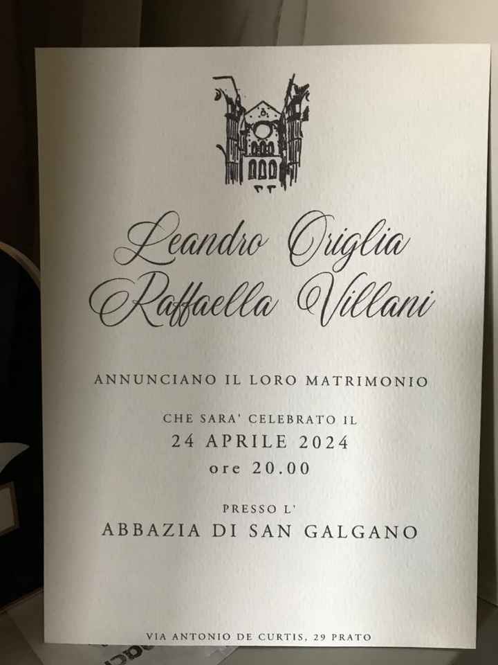 Partecipazioni matrimonio - 1