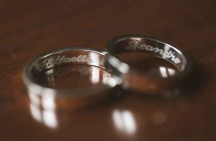 Incisione fedi 💍 - 1