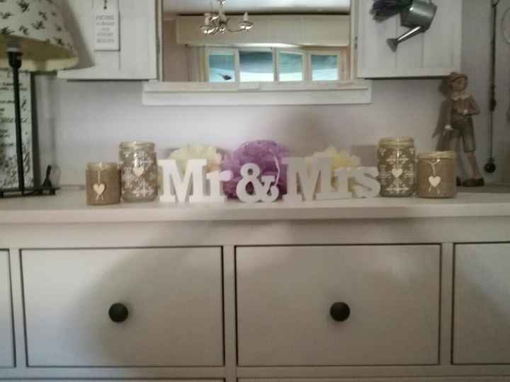 Composizione per tavolo sposi - 1