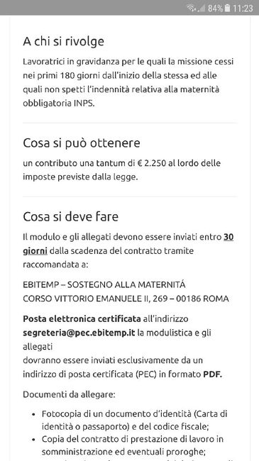 Ebitemp sostegno alla maternità se avete concluso contratto con agenzie interinali e l inps non vi r